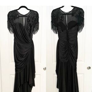 Elegant Art Deco Gown  - Tadashi